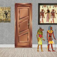 8b Egypt Tutankhamun Gold Mask Escape