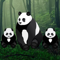 Baby Twin Panda Escape